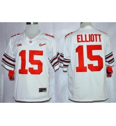 Ohio State Buckeyes #15 Ezekiel Elliott White Sugar Bowl Special Event Stitched NCAA Jersey