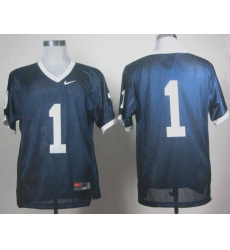 Nittany Lions #1 Navy Blue Embroidered NCAA Jerseys