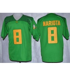 Anaheim Ducks #8 Marcus Mariota Green Diamond Quest Stitched NCAA Jersey