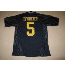 NCAA Trojans T.Forcier Blue Jerseys 5#