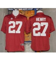 Crimson Tide #27 Derrick Henry Red Limited Stitched NCAA Jersey