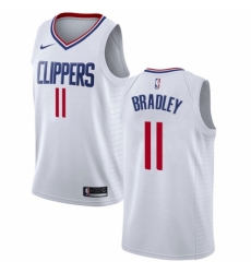 Men's Nike Los Angeles Clippers #11 Avery Bradley Authentic White NBA Jersey - Association Edition