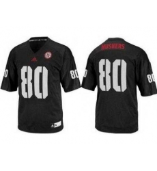 Nebraska Cornhuskers 80 Kenny Bell Black College Football NCAA Jerseys