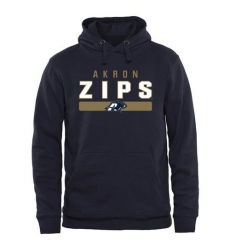 Akron Zips Navy Blue Team Strong Pullover Hoodie