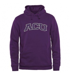 Abilene Christian University Wildcats Purple Arch Name Pullover Hoodie