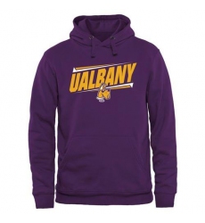 Albany Great Danes Purple Double Bar Pullover Hoodie