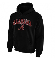 Alabama Crimson Tide Black Midsize Arch Pullover Hoodie