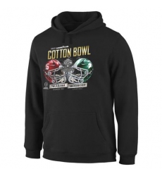 Alabama Crimson Tide Black vs.Michigan State Spartans College Football Playoffs 2015 Cotton Bowl Dueling Tackle Pullover Hoodie