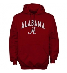 Alabama Crimson Tide Cardinal New Agenda Midsize Arch Over Logo Hoodie