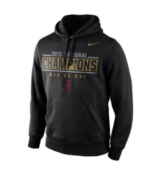 Alabama Crimson Tide Nike Black College Football Playoff 2015 National Champions Locker Room Pullover Hoodie