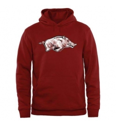 Arkansas Razorbacks Cardinal Big & Tall Classic Primary Pullover Hoodie