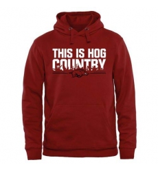 Arkansas Razorbacks Cardinal Our House Pullover Hoodie