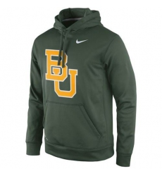 Baylor Bears Nike Green Practice Performance Hoodie