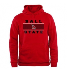 Ball State Cardinals Red Big & Tall Micro Mesh Sweatshirt