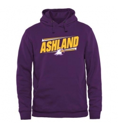 Ashland Eagles Purple Double Bar Pullover Hoodie