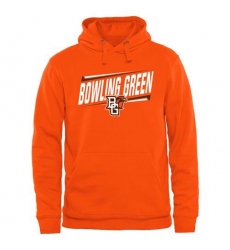 Bowling Green St. Falcons Orange Double Bar Pullover Hoodie