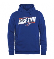 Boise State Broncos Royal Double Bar Pullover Hoodie