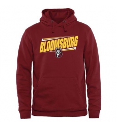 Bloomsburg Huskies Maroon Double Bar Pullover Hoodie