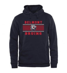 Belmont Bruins Navy Blue Micro Mesh Pullover Hoodie