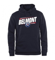 Belmont Bruins Navy Double Bar Pullover Hoodie