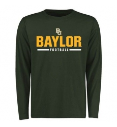 Baylor Bears Custom Sport Wordmark Long Sleeves T-Shirt Green