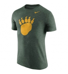 Baylor Bears Nike Logo Plus Tri-Blend T-Shirt Heather Green