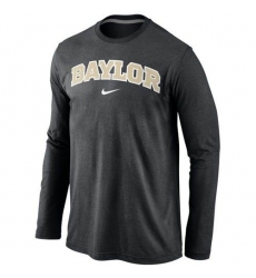 Baylor Bears Nike Wordmark Long Sleeves T-Shirt Blue