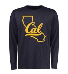 Cal Bears Tradition State Long Sleeves Crew Neck T-Shirt Navy