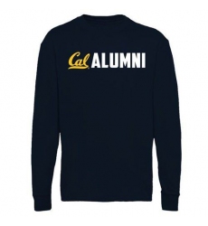 Cal Bears Wordmark Alumni Long Sleeves T-Shirt Navy Blue