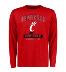 Cincinnati Bearcats Big & Tall Campus Icon Long Sleeves T-Shirt Red