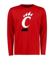 Cincinnati Bearcats Big & Tall Classic Primary Long Sleeves T-Shirt Red