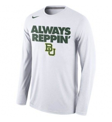 Duke Blue Devils Nike Always Reppin' Long Sleeves Legend Bench Performance T-Shirt White_1