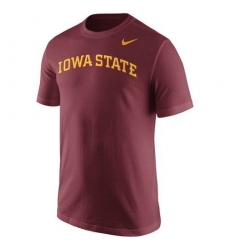 Iowa State Cyclones Nike Wordmark T-Shirt Cardinal