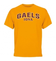 Iona College Gaels Proud Mascot T-Shirt Gold