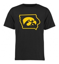 Iowa Hawkeyes College Tradition State Short Sleeve T-Shirt Black