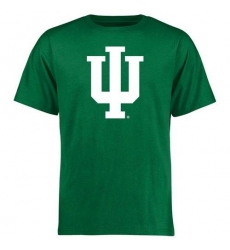 Indiana Hoosiers St. Patrick's Day White Logo T-Shirt Green