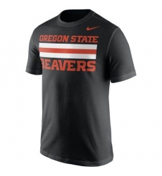 Oregon State Beavers Nike Team Stripe T-Shirt Blue