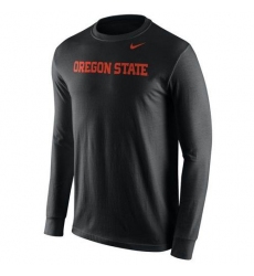 Oregon State Beavers Nike Wordmark Long Sleeves T-Shirt Blue