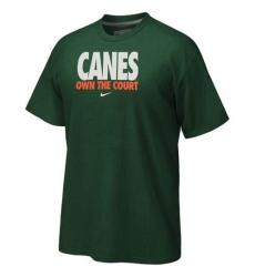 Nike Miami Hurricanes Verbiage T-Shirt Green