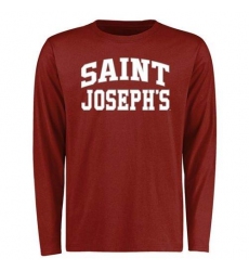 Saint Joseph's Hawks Everyday Long Sleeves T-Shirt Cardinal