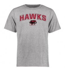 Saint Joseph's Hawks Proud Mascot T-Shirt Ash