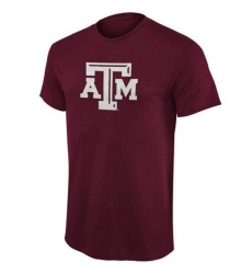 Texas A&M Aggies Majestic Football Icon T-Shirt Maroon