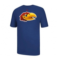 Kansas Jayhawks Adidas So Real Go To T-Shirt Royal Blue