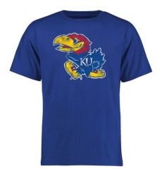 Kansas Jayhawks Big & Tall Classic Primary T-Shirt Blue