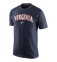 Nike Virginia Cavaliers College Wordmark T-Shirt Navy Blue