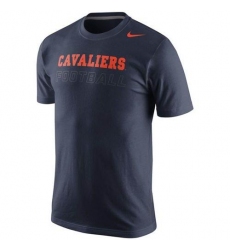 Virginia Cavaliers Nike Football Practice Training Day T-Shirt Navy Blue