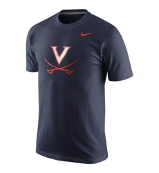 Virginia Cavaliers Nike Logo T-Shirt Navy Blue