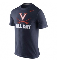 Virginia Cavaliers Nike Team T-Shirt Navy Blue