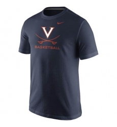 Virginia Cavaliers Nike University Basketball T-Shirt Navy