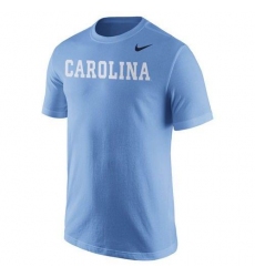 North Carolina Tar Heels Nike Wordmark T-Shirt Carolina Blue